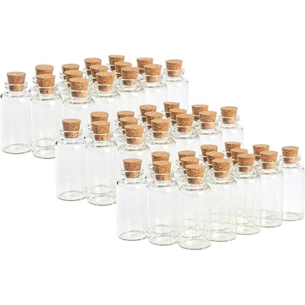 Magic Season Botellas de vidrio decorativas 45 piezas con_1