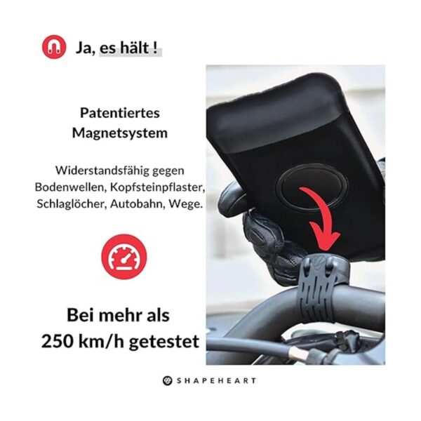 Soporte magnético para smartphone de motocicleta tamaño M_2