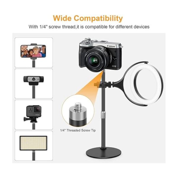 Anillo de luz para videoconferencias de computadora_4