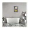 Arte de pared de baño lienzo de margaritas ilustraciones_2