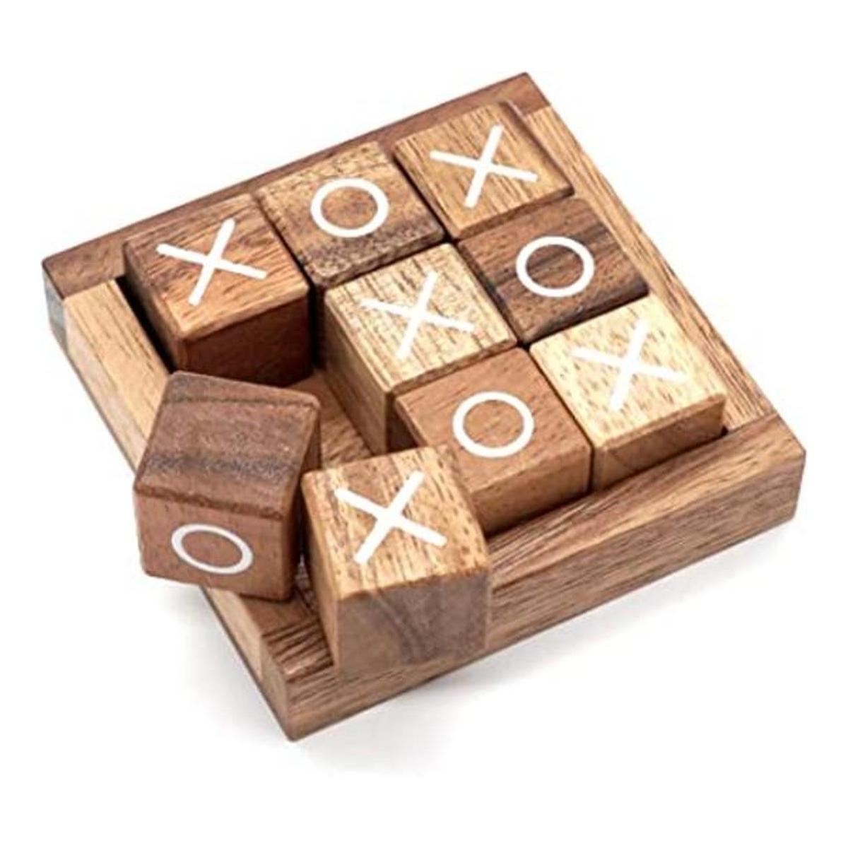 BSIRI Tic Tac Toe para niños y adultos mesa de café