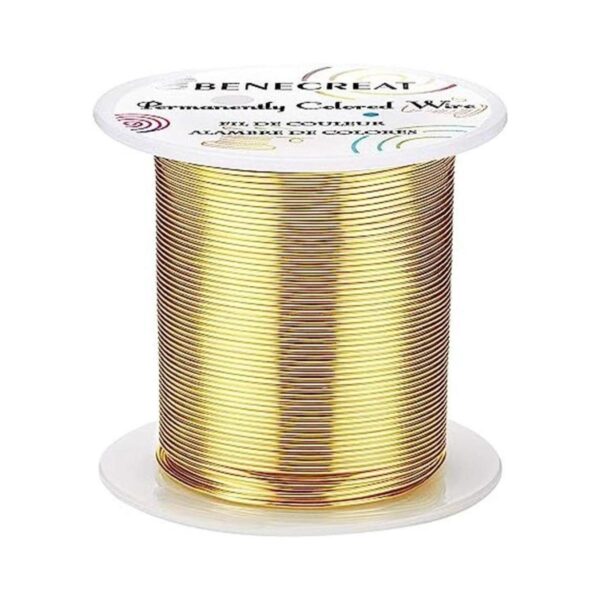BENECREAT Alambre dorado resistente al deslustre calibre_1