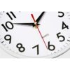 Bernhard Products Reloj de pared blanco retro de 8