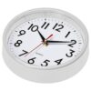 Bernhard Products Reloj de pared blanco retro de 8