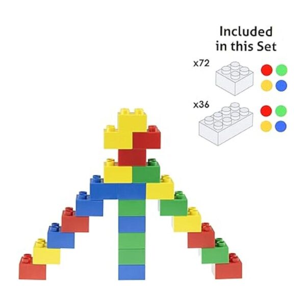 Best Blocks Juego de bloques grandes colores clásicos_2