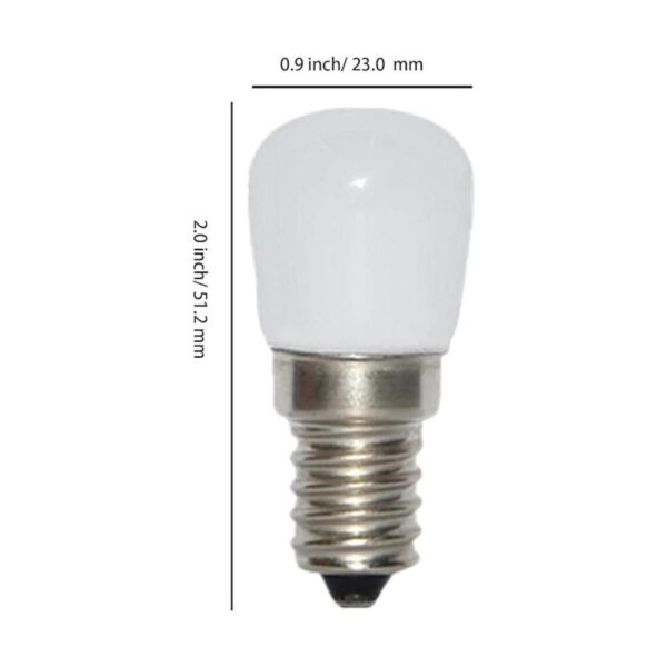 BesYouSel Bombilla LED para frigorífico E14 2 W_2