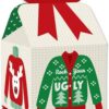 Big Dot of Happiness Ugly Sweater Cajas de regalo