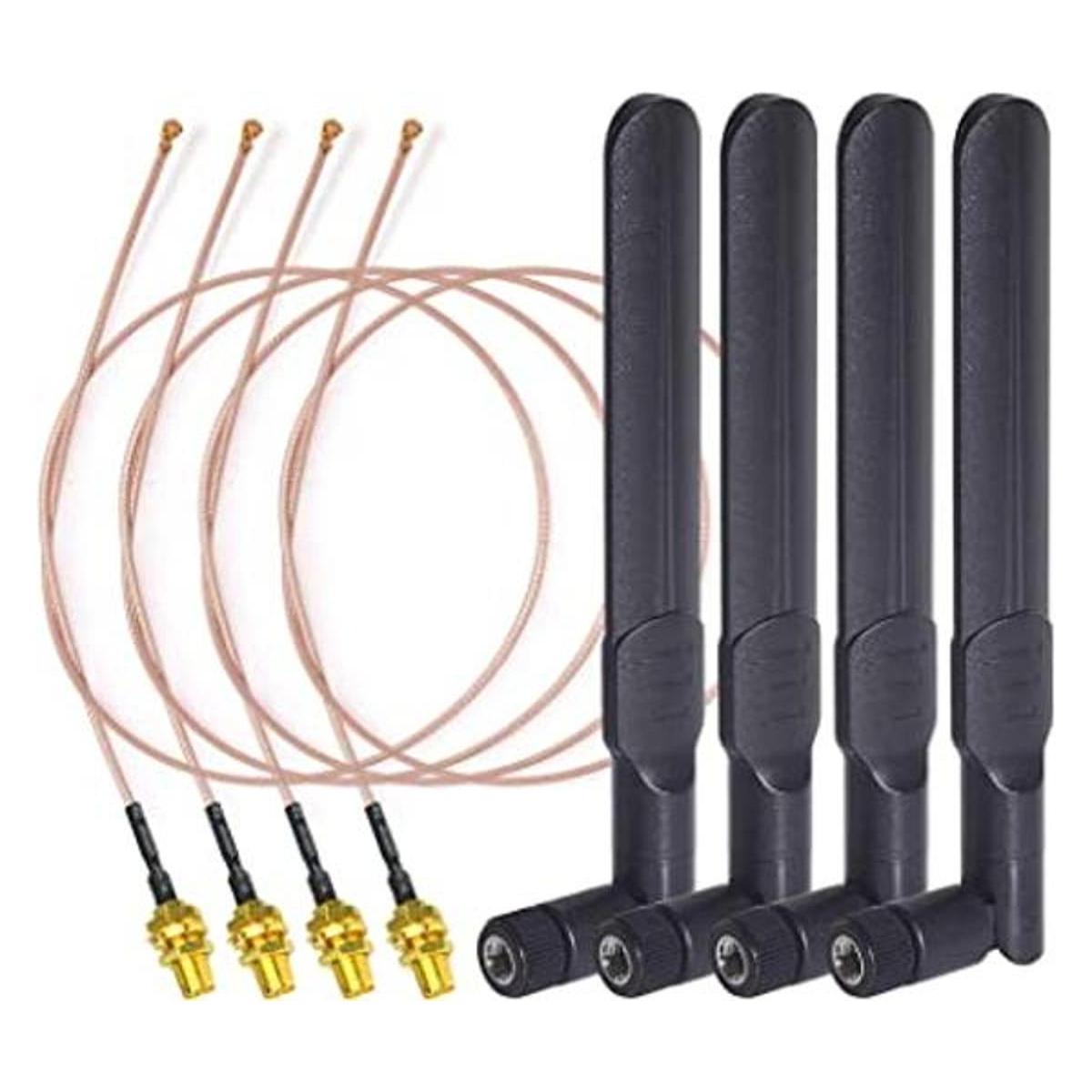 Bingfu Antena de doble banda WiFi de 24 GHz 58 GHz 8