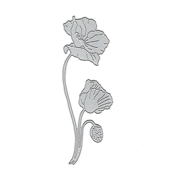 Bloom Troqueles de metal con hojas de amapola troqueles_2