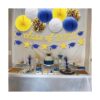 Blue Gold Class of 2022 Banner para fiesta de graduación_4
