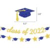 Blue Gold Class of 2022 Banner para fiesta de graduación_2