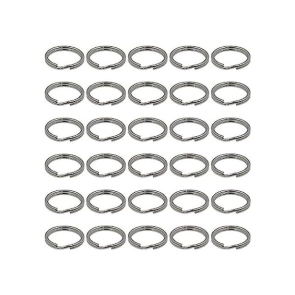 BokWin 120 llaveros pequeños anillos divididos de acero_1