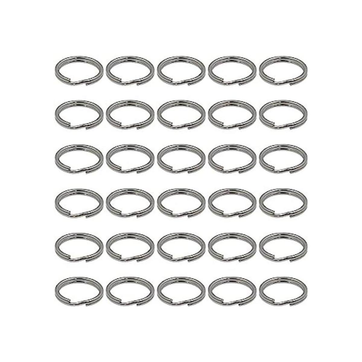 BokWin 120 llaveros pequeños anillos divididos de acero