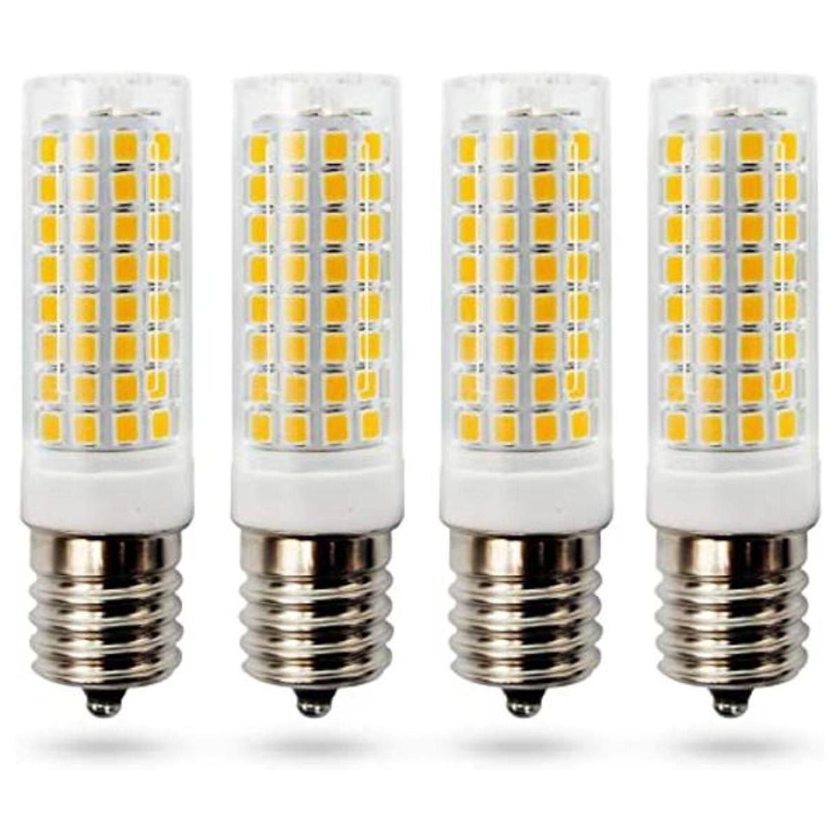 Bombilla LED E17 regulable 8W bajo microondas sobre
