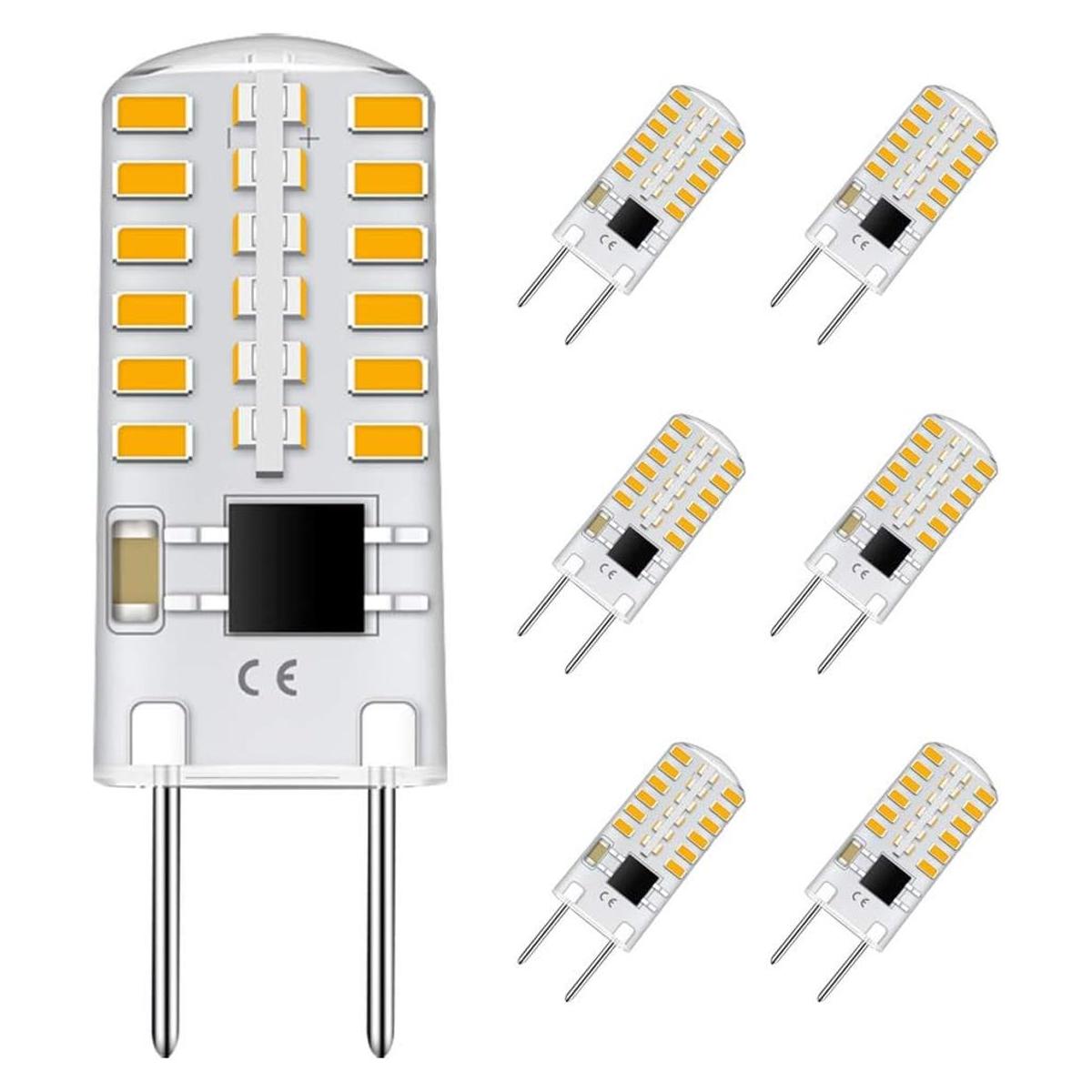 Bombilla LED G8 regulable base tipo JCD bipin T4 blanco