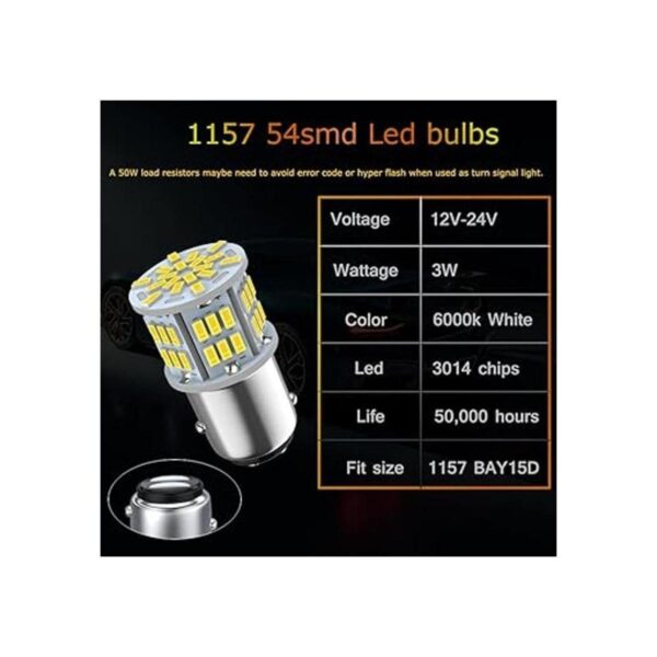 Bombilla LED de freno 1157 12 V24 V 1157 7528 2357_3