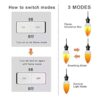 Bombilla LED con efecto de llama E26 bombillas_4