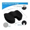 Bomdaia Cojín de asiento para silla de oficina cojín de_2