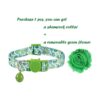 BoomBone Gato San Patricio Día Collar Flor Collares para_2