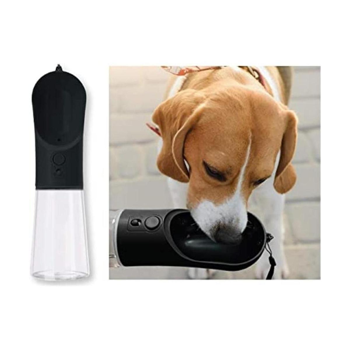 Botella de agua portátil para perros de viaje para