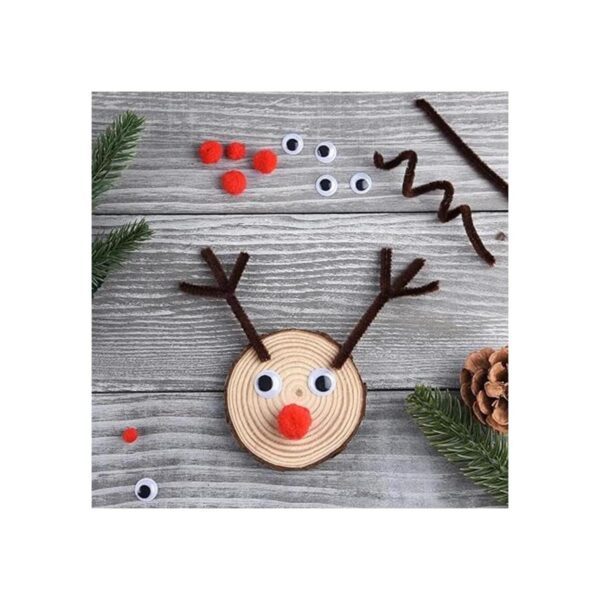 CHRORINE Juego de 830 limpiadores de tuberías de Navidad_5