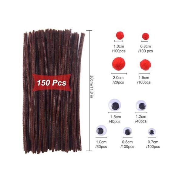 CHRORINE Juego de 830 limpiadores de tuberías de Navidad_2