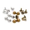 CRAFTMEMORE 0.394 in metal cabeza plana remache clavos_3