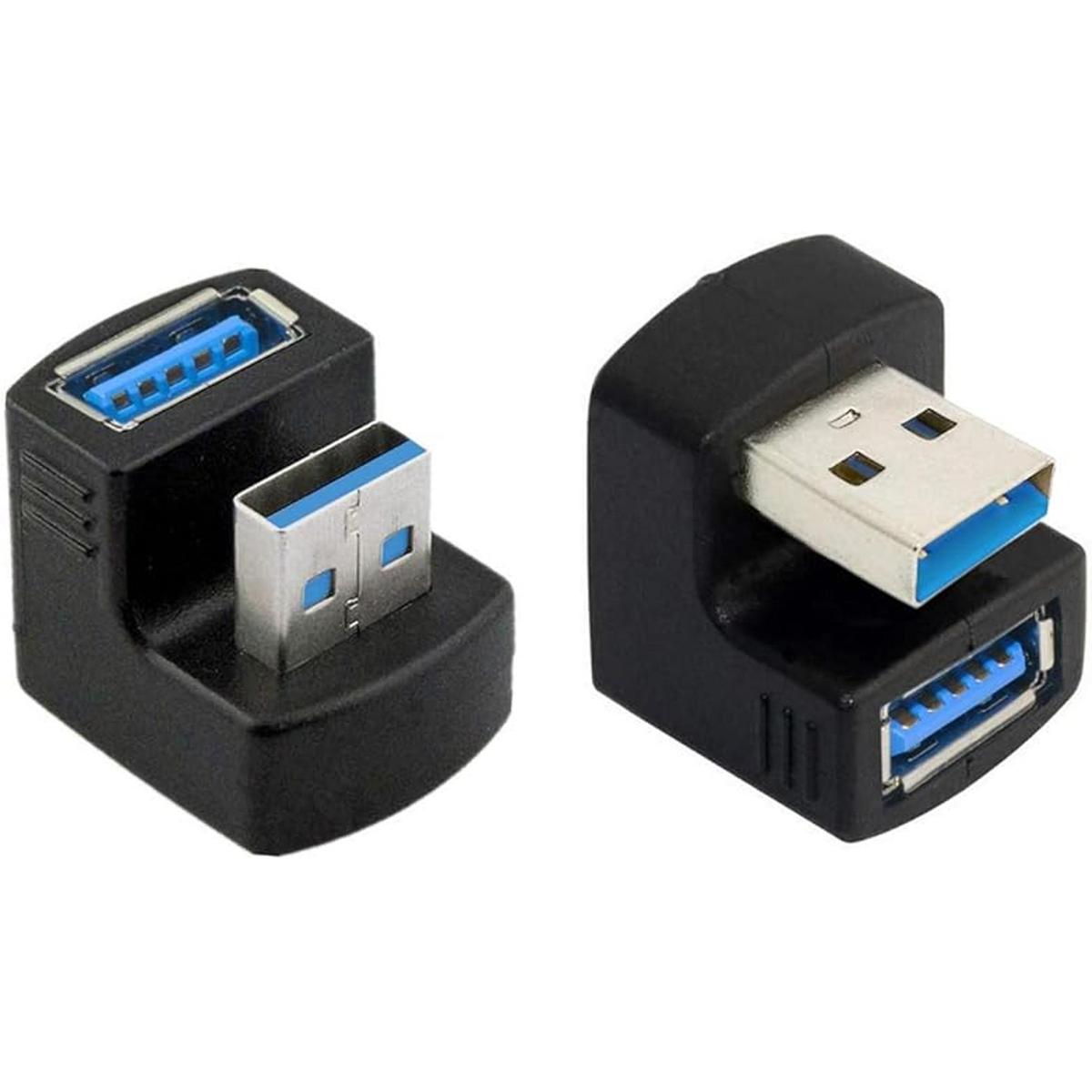 CY USB tipo A a adaptador de tipo A para arriba y abajo en