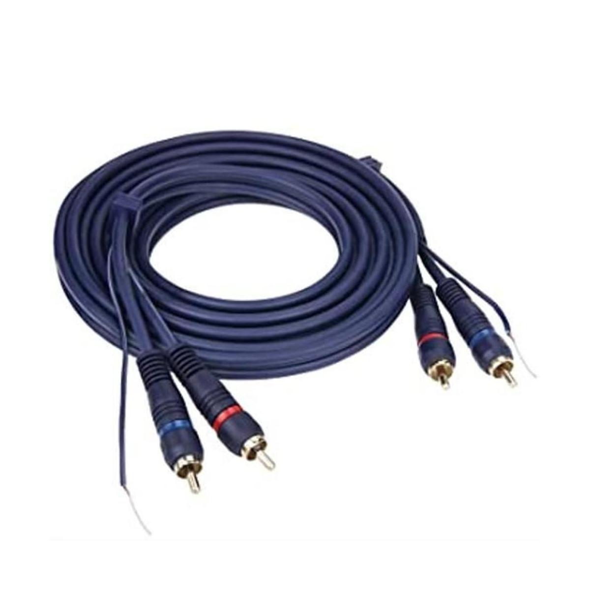 Cable RCA con cable de tierra cable giratorio de 10 pies