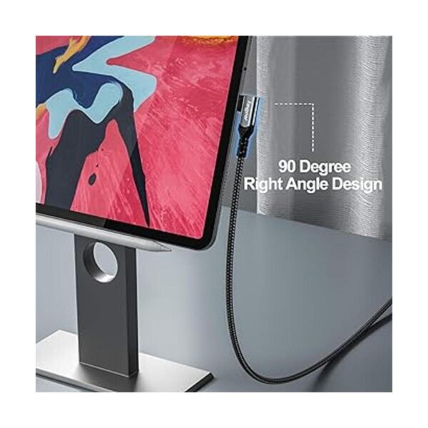 Cable USB C a USB C de 5.9 ft 100 W PD90 grados Fasgear_3
