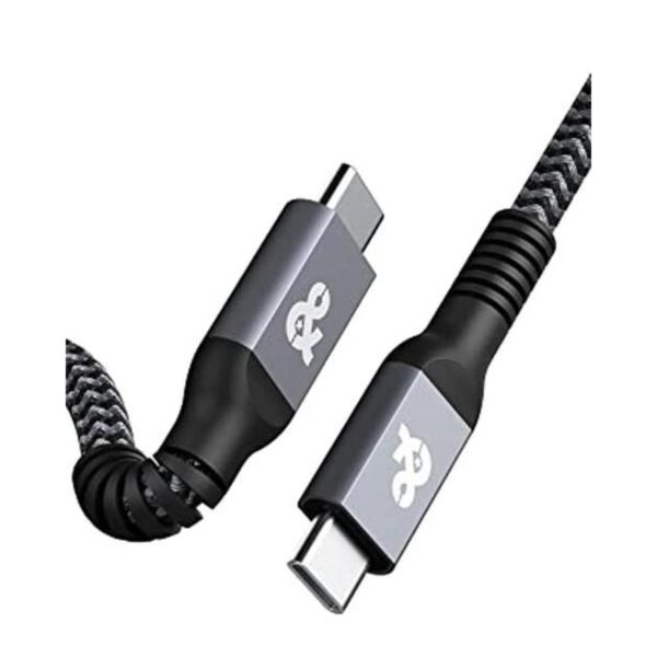 Cable USB C a USB C 3.2 6.6 pies100 W20 Gbps cable_1