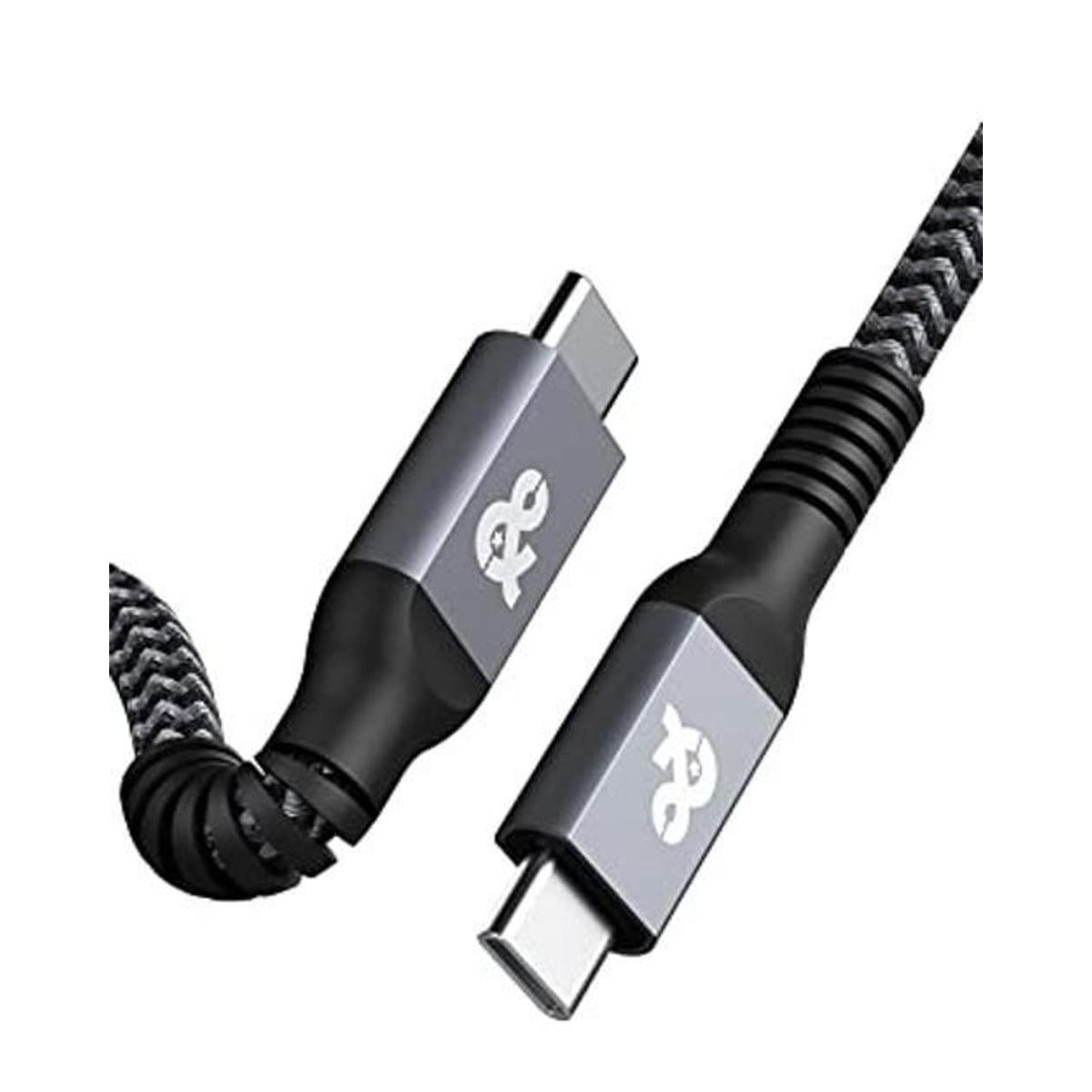 Cable USB C a USB C 3.2 6.6 pies100 W20 Gbps cable