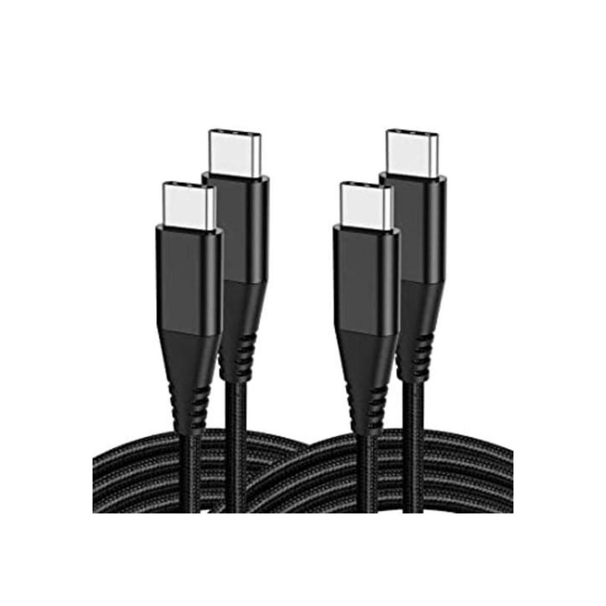 Cable USB C a USB C de 6 pies paquete de 2 unidades para