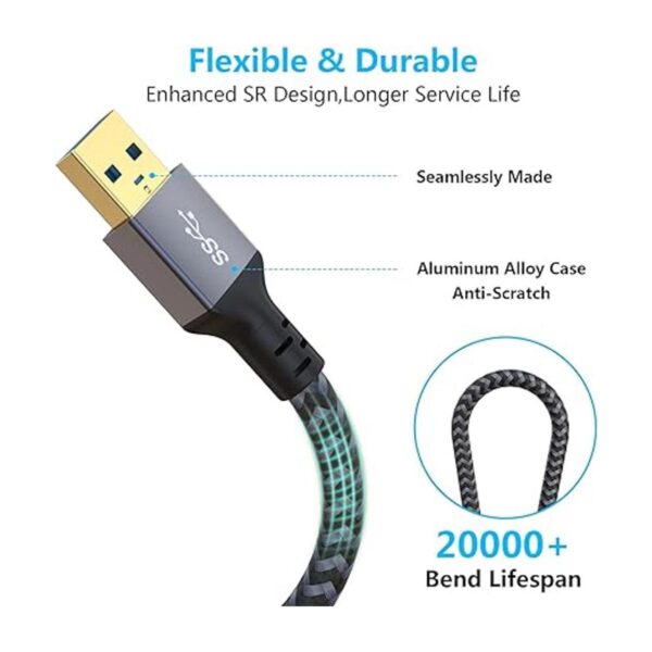 Cable de extensión USB 3.0 de 20 pies cable de extensión_2