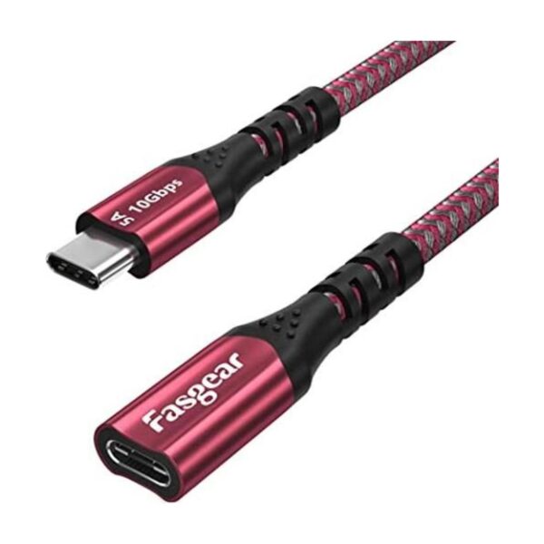 Cable de extensión USB C Fasgear de 10 Gbps 6 pies USB_1