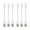 Cable micro USB corto 6 unidades de 1 pie cable de_1