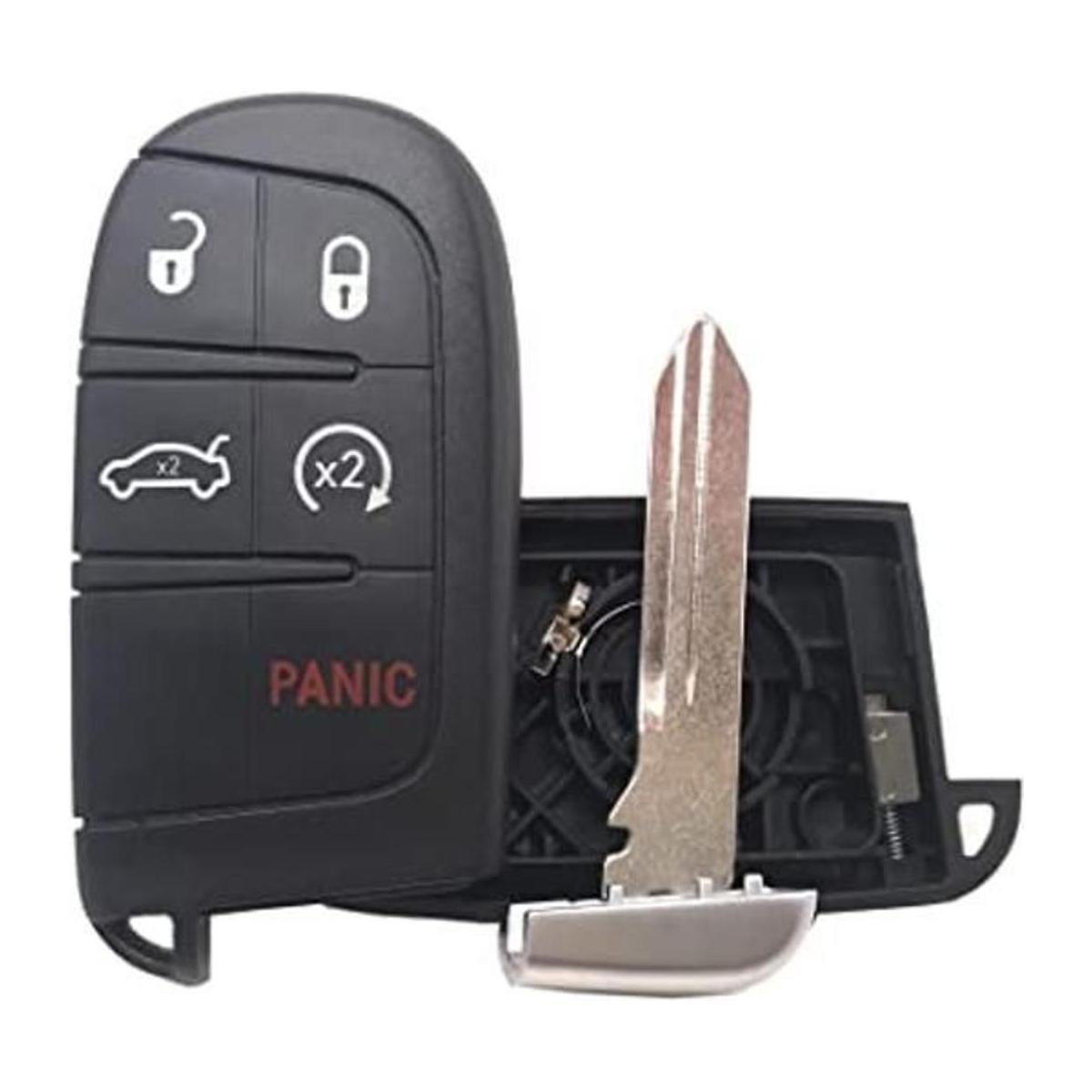 Carcasa de llave inteligente con 5 botones para Jeep Grand