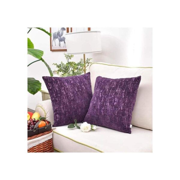 CaliTime Juego de 2 fundas de almohada de jacquard de_4