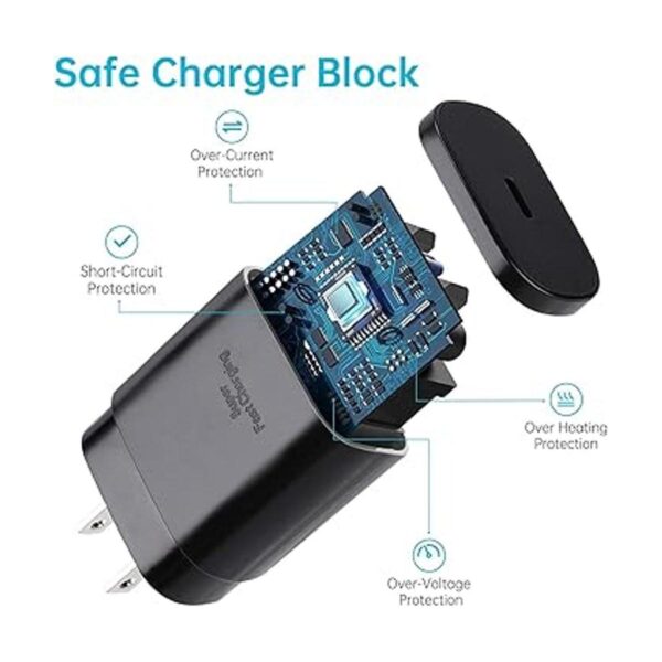 Cargador súper rápido tipo C cargador de pared USB C de_5