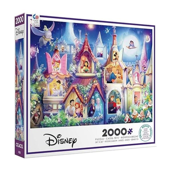 Ceaco Disney Princess Castle 2000 Piece Jigsaw Puzzle_3