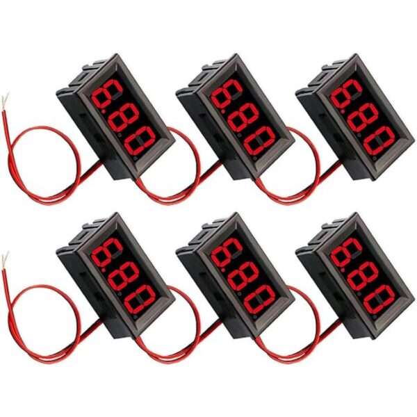 CenryKay 2 cables rojo CC 4.530 V panel LED digital