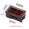 CenryKay 2 cables rojo CC 4.530 V panel LED digital