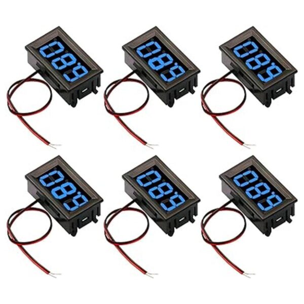 CenryKay 2 cables azules DC 4.530 V panel LED digital