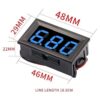 CenryKay 2 cables azules DC 4.530 V panel LED digital