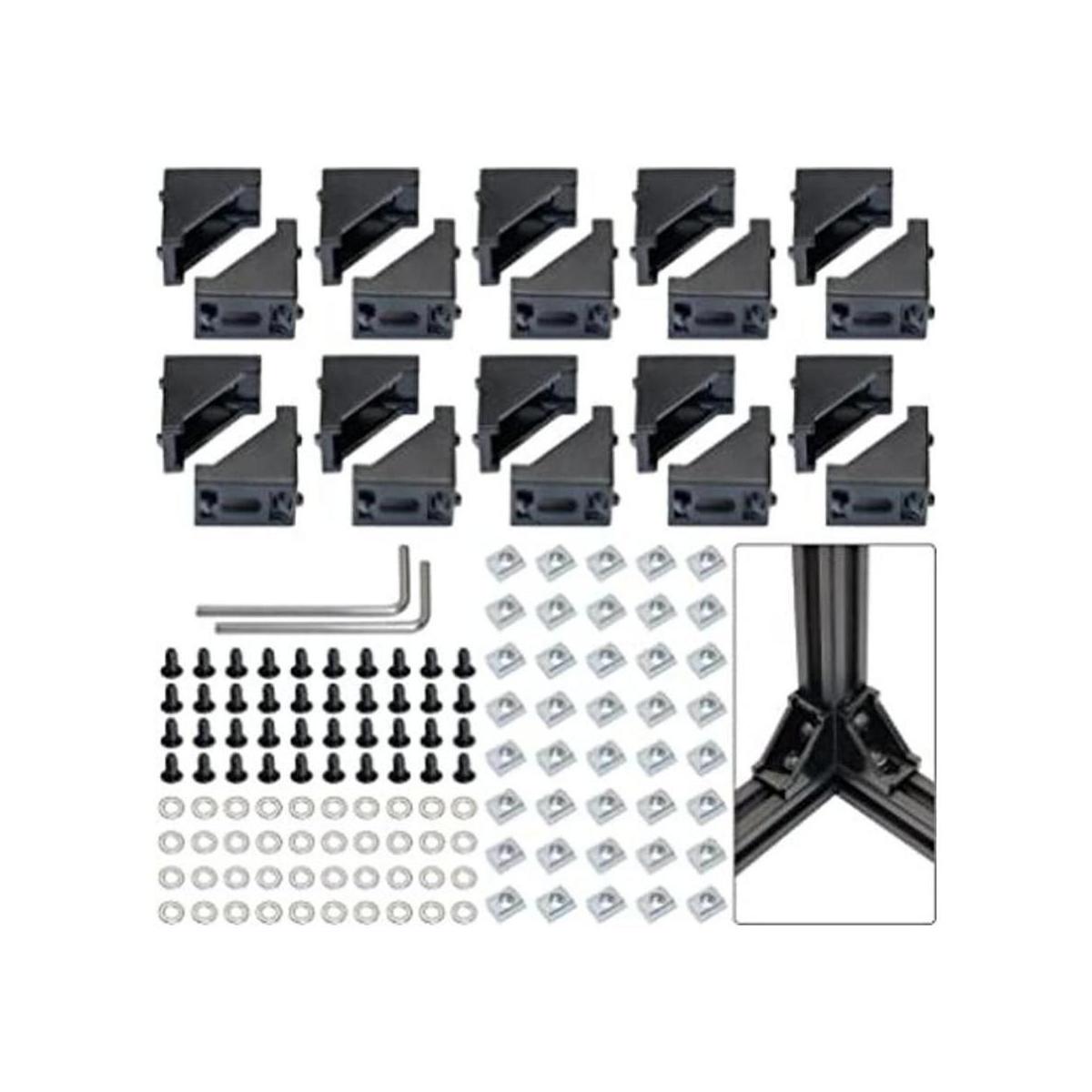 CheeMuii Kit de soporte de esquina 2020 20 soportes de