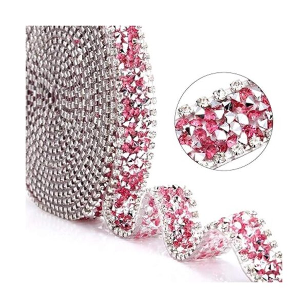 Cinta de diamantes de imitación de cristal de 3 yardas de_3