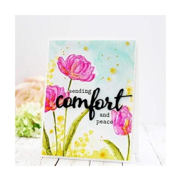 Comfort Hope Sympathy Always Greetings Palabras minúsculas