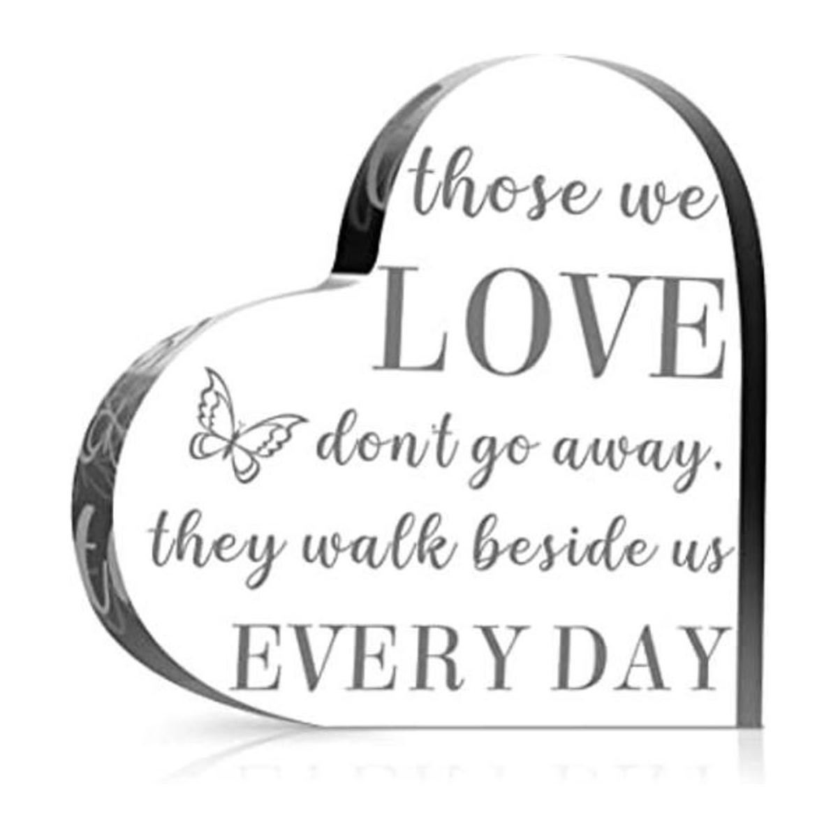 Conmemorativo de cristal para regalo de condolencia