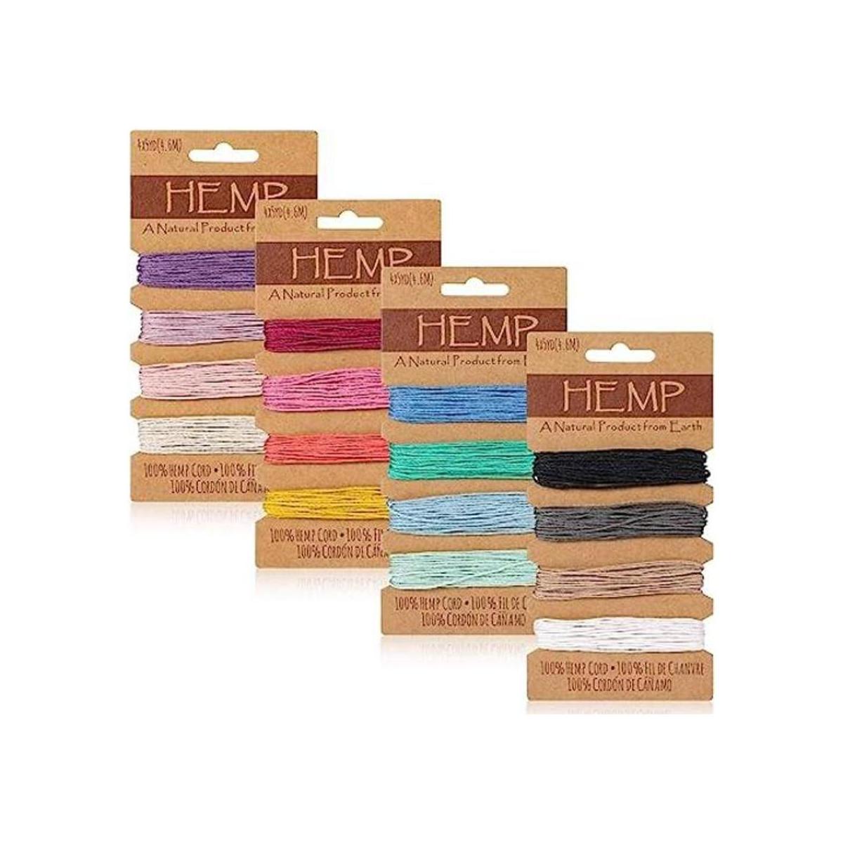 Cordón de hilo de 16 colores para hacer joyas cuerda de