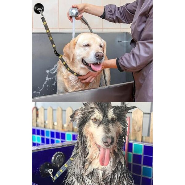 Correa de baño para perros con ventosa pesada correa de